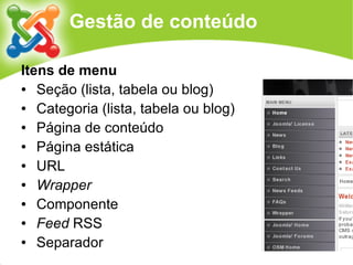 Joomla!: uma visão geral