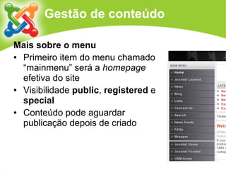 Joomla!: uma visão geral