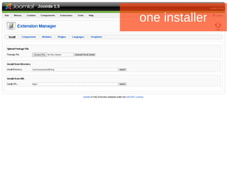 one installer
 