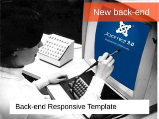 New back-end
Back-end Responsive Template
 