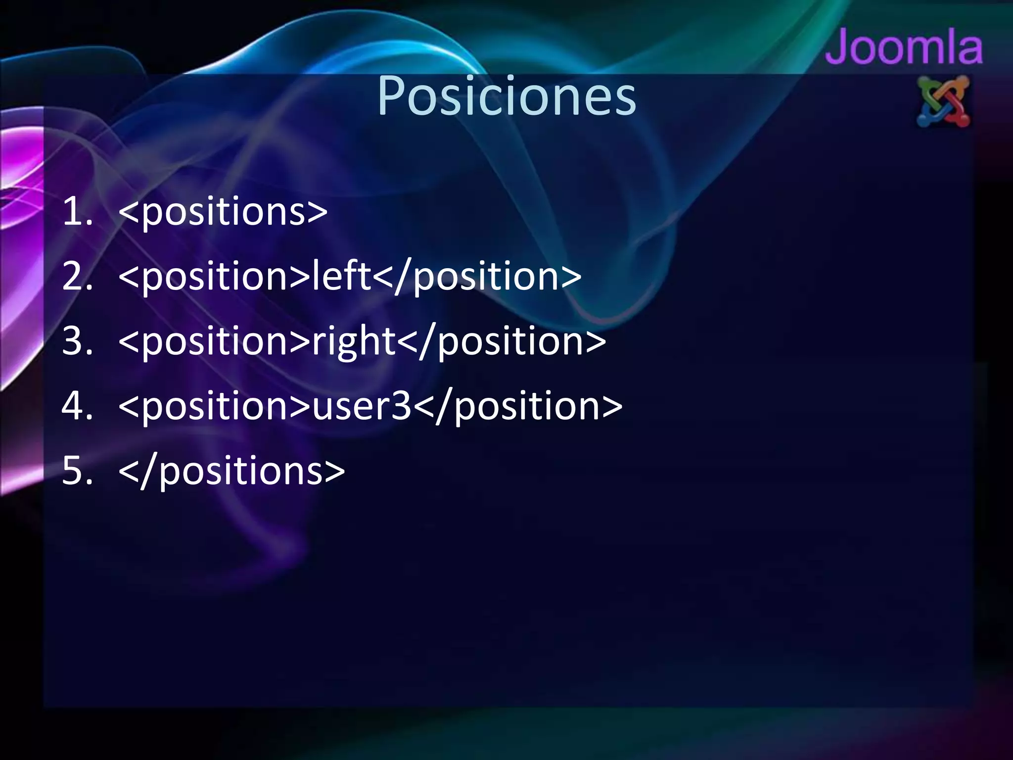 Posiciones<positions><position>left</position><position>right</position><position>user3</position></positions>