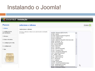  Acessibilidade e Usabilidade;Modelo Tradicional x Joomla!Modelo TradicionalProgramaçãoDesignConteúdoModelo Joomla!DesignProgramaçãoConteúdo