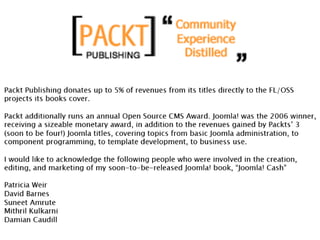 Joomla overview via catchy snaps