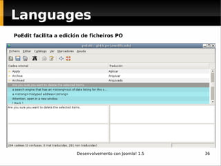PoEdit facilita a edición de ficheiros PO Languages 
