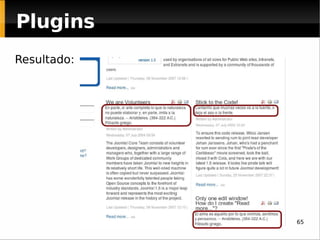Resultado: Plugins 