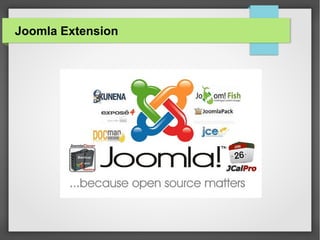 Joomla Extension
 