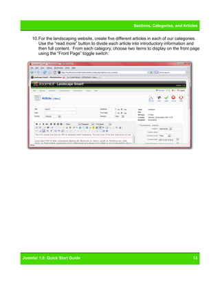Joomla 15 Quickstart