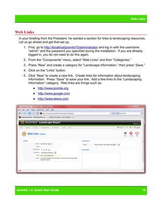 Joomla 15 Quickstart