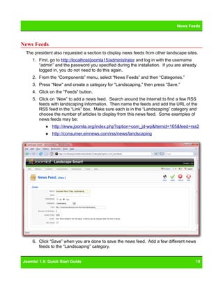 Joomla 15 Quickstart