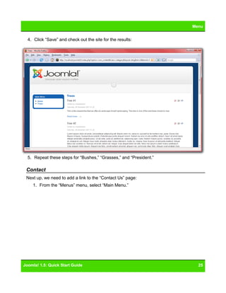 Joomla 15 Quickstart