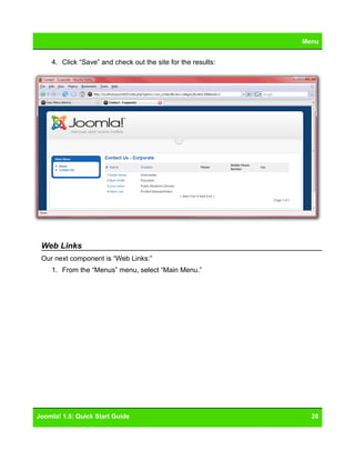 Joomla 15 Quickstart