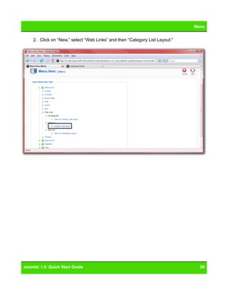 Joomla 15 Quickstart