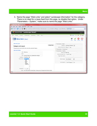 Joomla 15 Quickstart