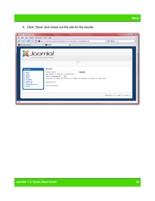 Joomla 15 Quickstart