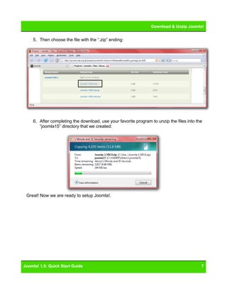 Joomla 15 Quickstart