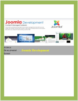 JOOMLA
DEVELOPMENT   Joomla Development
EXPERT
 