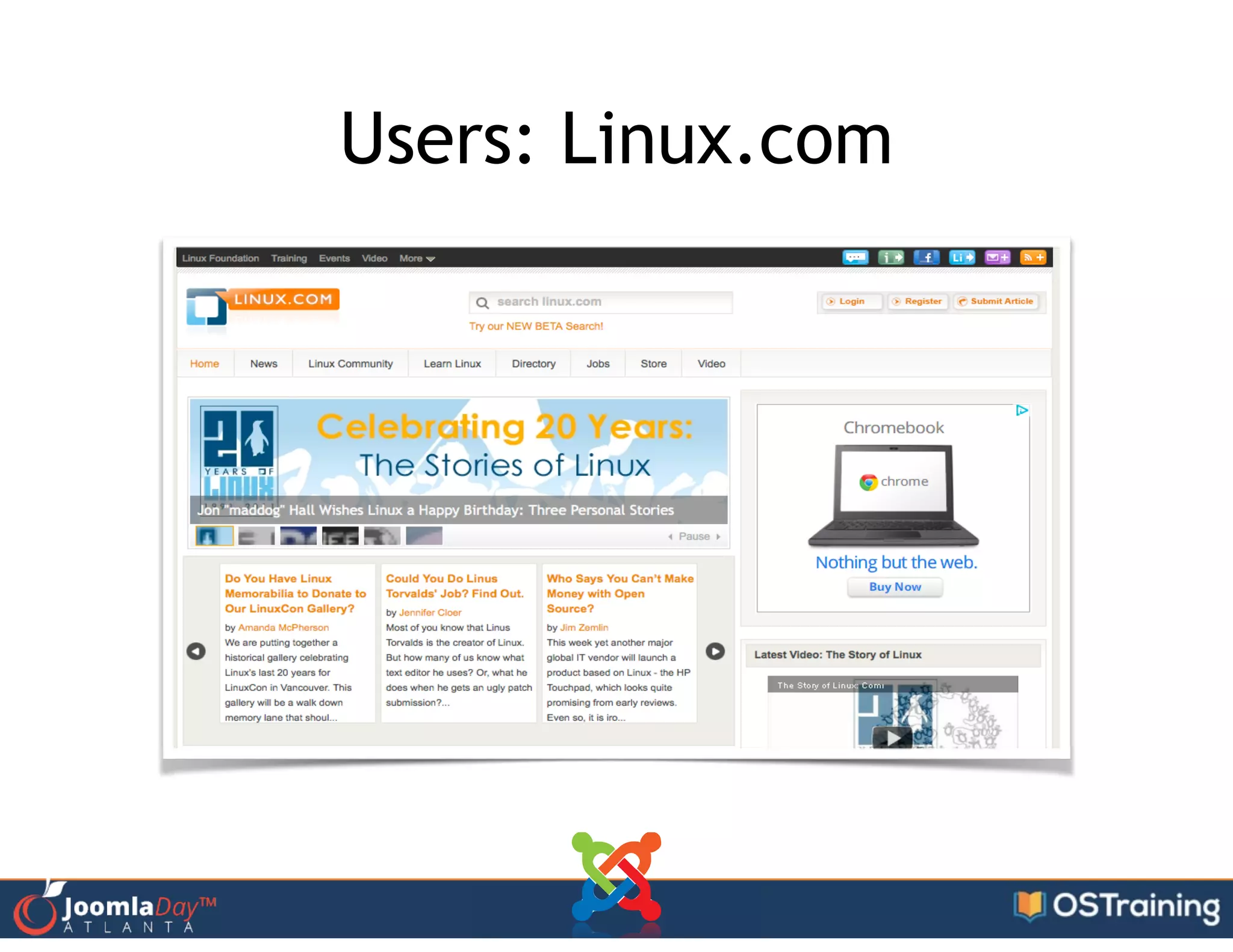 Users: Linux.com
 
