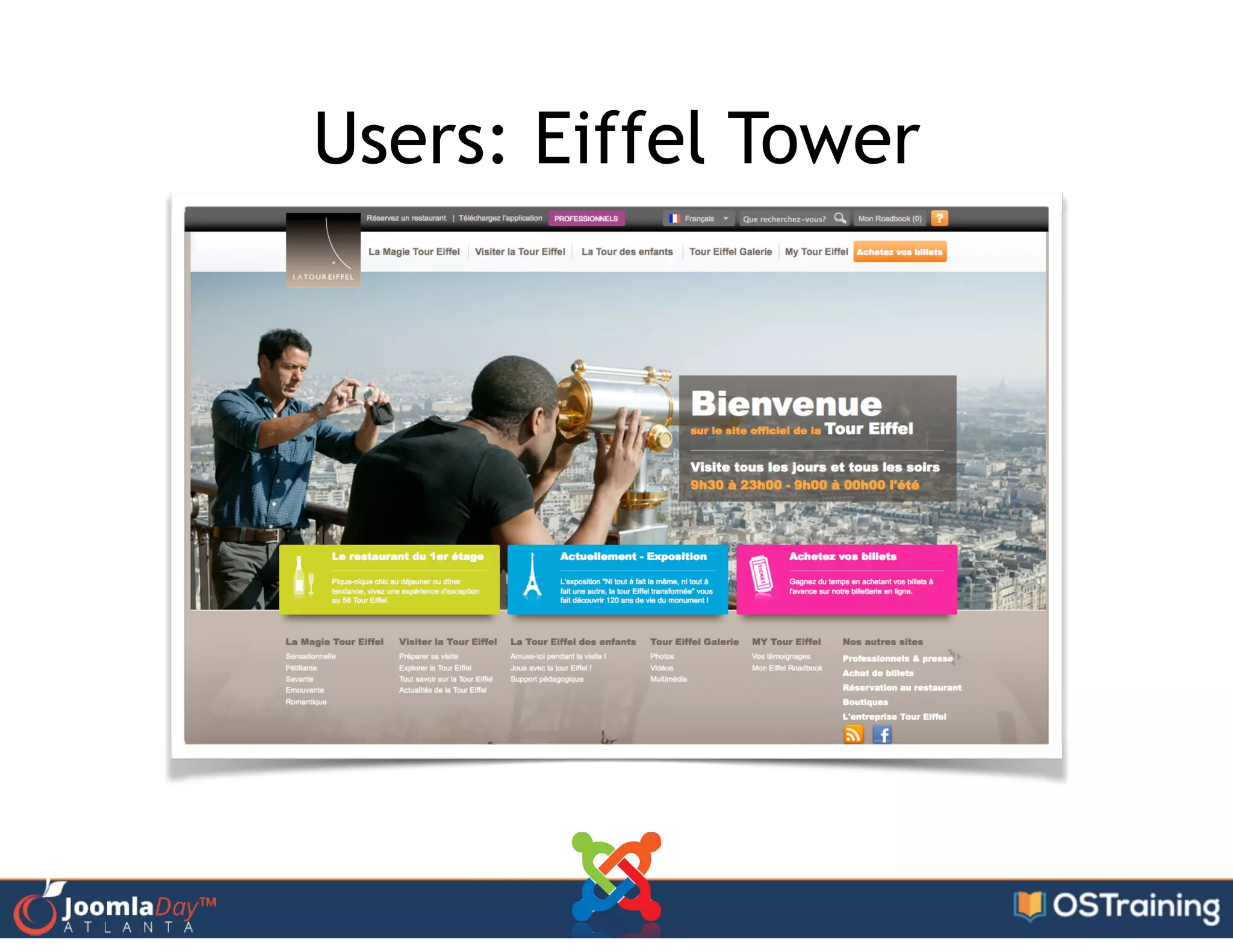 Users: Eiffel Tower
 