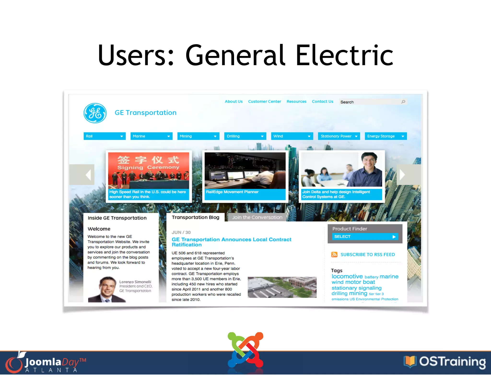 Users: General Electric
 