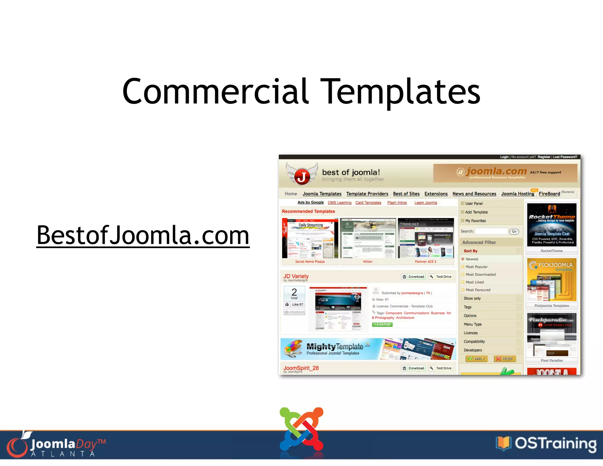 Commercial Templates
BestofJoomla.com
 
