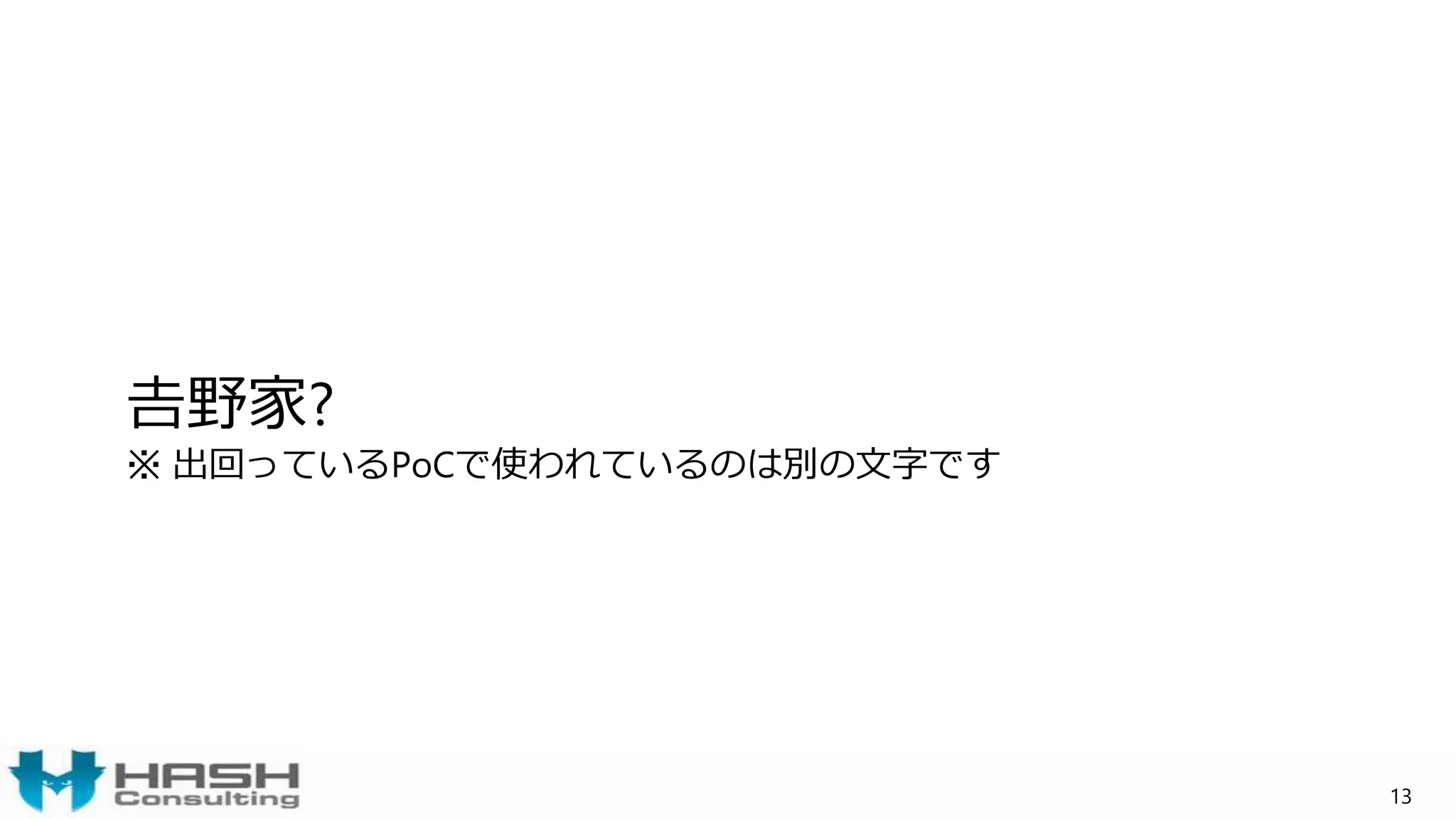 𠮷野家?
※ 出回っているPoCで使われているのは別の文字です
13
 