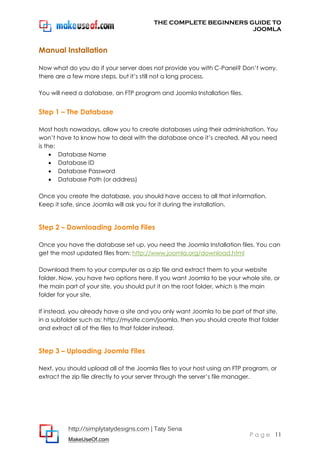 Joomla Tutorial | PDF