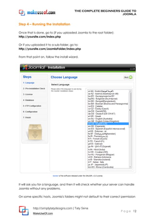 Joomla Tutorial | PDF