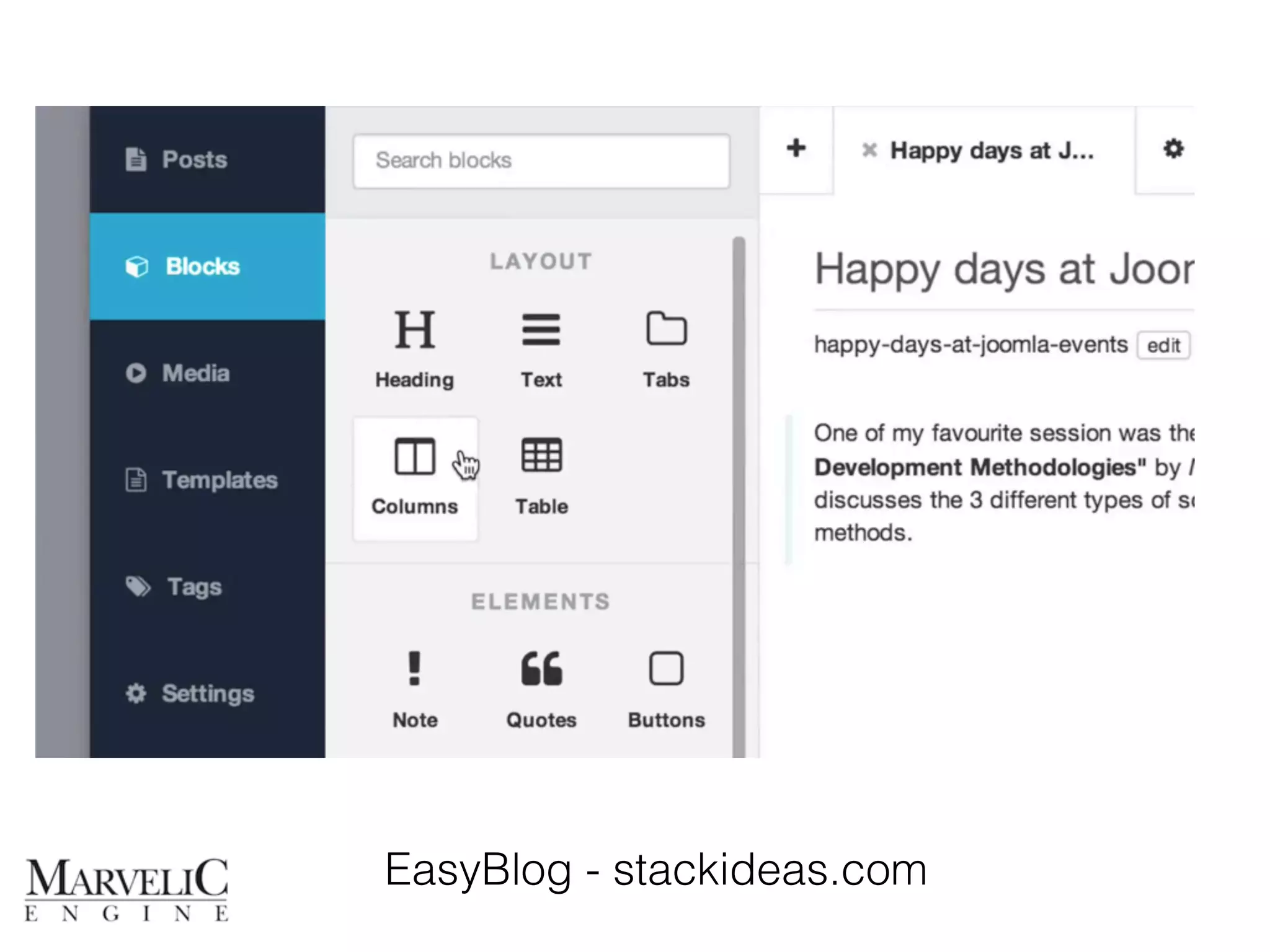 EasyBlog - stackideas.com 
 