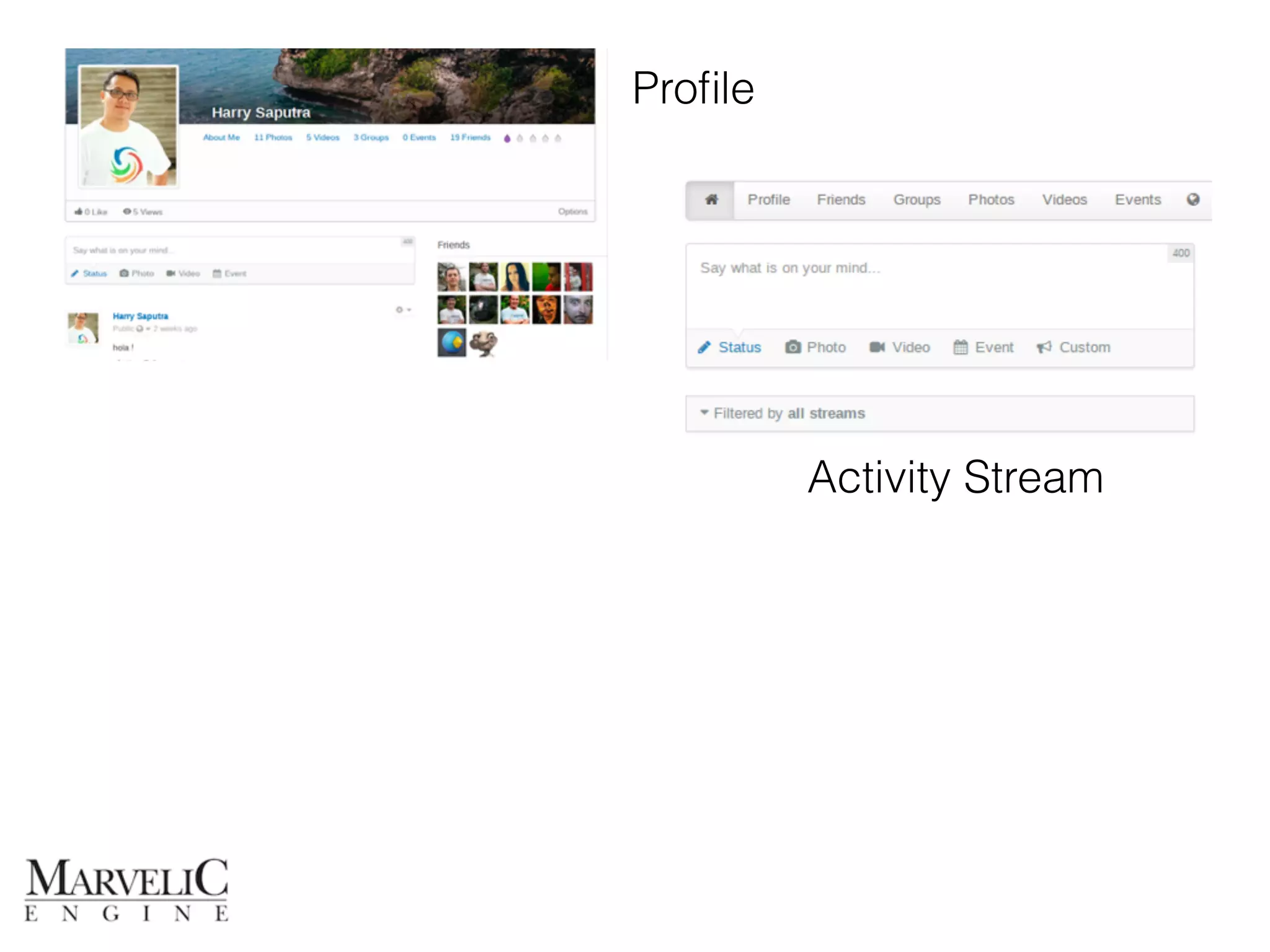 Activity Stream 
Profile 
 