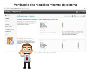 Verificação dos requisitos mínimos do sistema
 