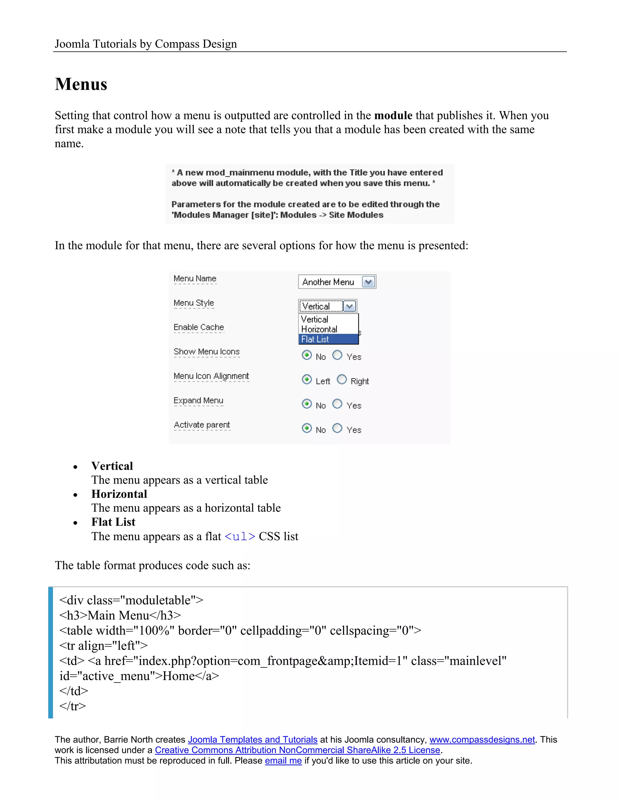 Joomla Template Tutorial
