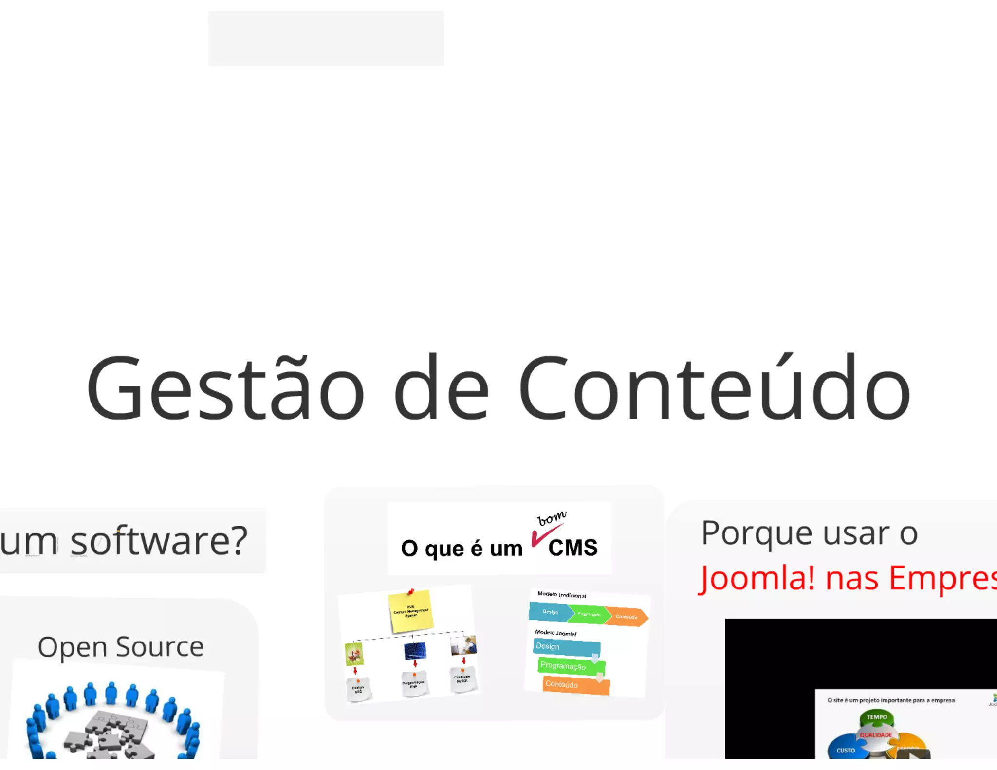 Joomla!, WordPress e Blogs