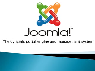 The dynamic portal engine and management system! 