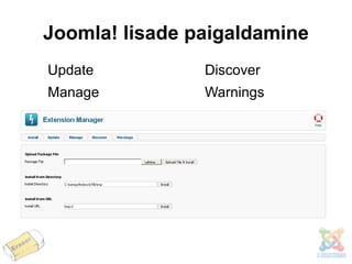 … pluss mõni nupuvajutud adminiliideses 