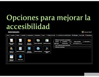 Joomla Baires 2011: Presentación Joomla! 1.6