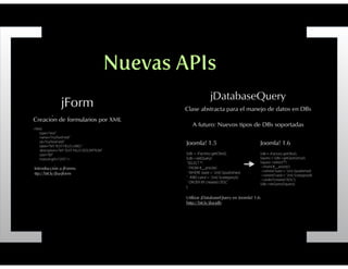 Joomla Baires 2011: Presentación Joomla! 1.6