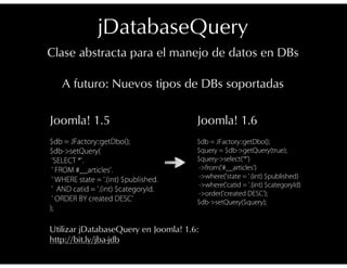 Joomla Baires 2011: Presentación Joomla! 1.6