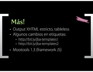 Joomla Baires 2011: Presentación Joomla! 1.6