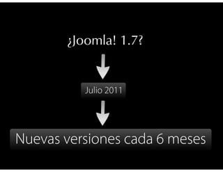 Joomla Baires 2011: Presentación Joomla! 1.6