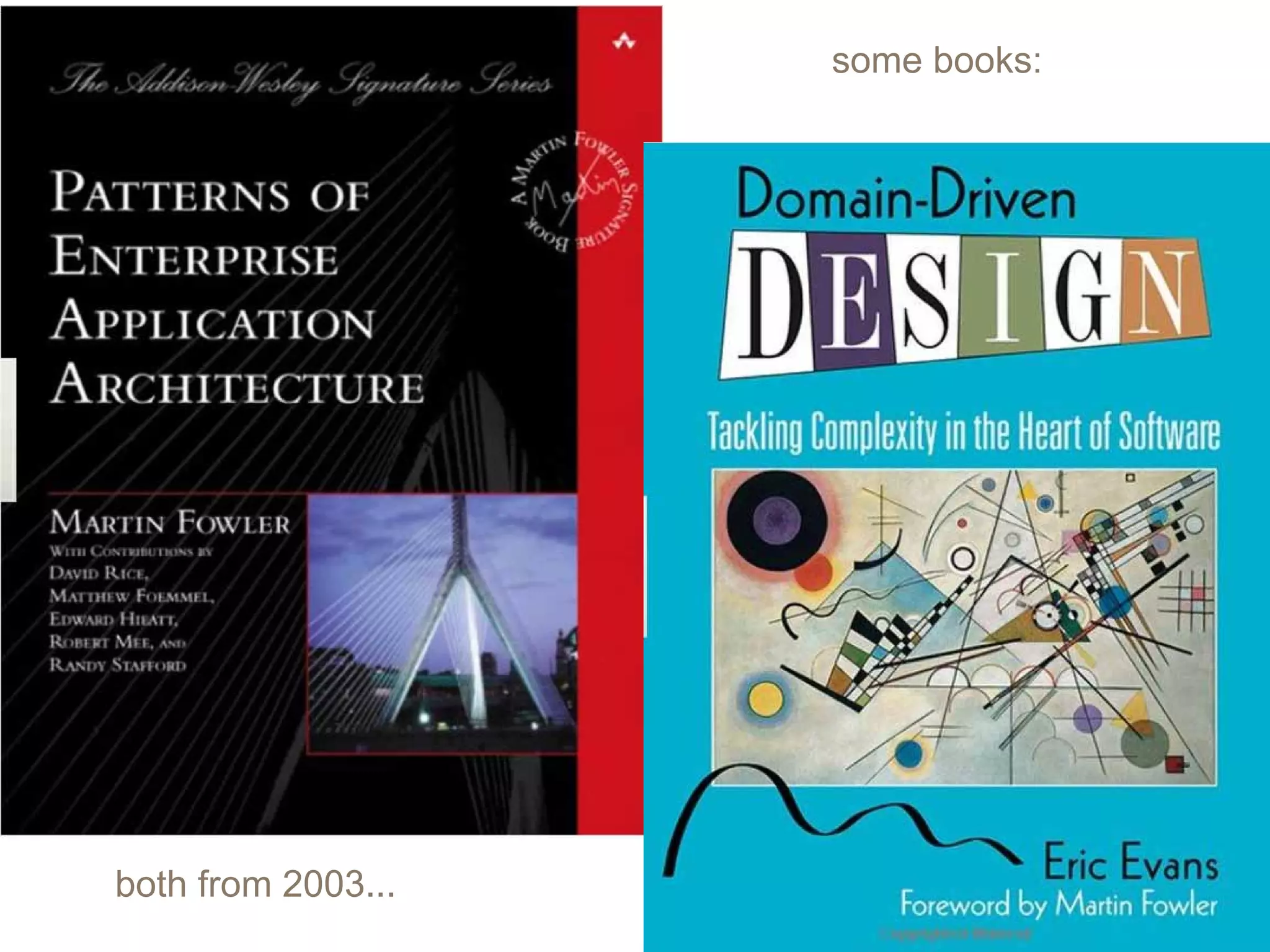 some books:




both from 2003...
 