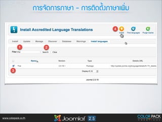 ¡กÒาÃร¨จÑั´ด¡กÒาÃรÀภÒาÉษÒา - ¡กÒาÃรµตÔิ´ดµตÑั้§งÀภÒาÉษÒาàเ¾พÔิ่Áม

www.colorpack.co.th

 