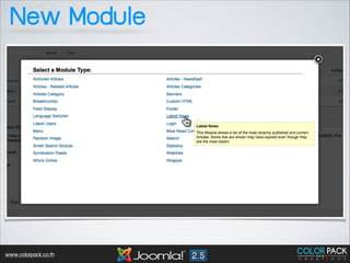 New Module

www.colorpack.co.th

 