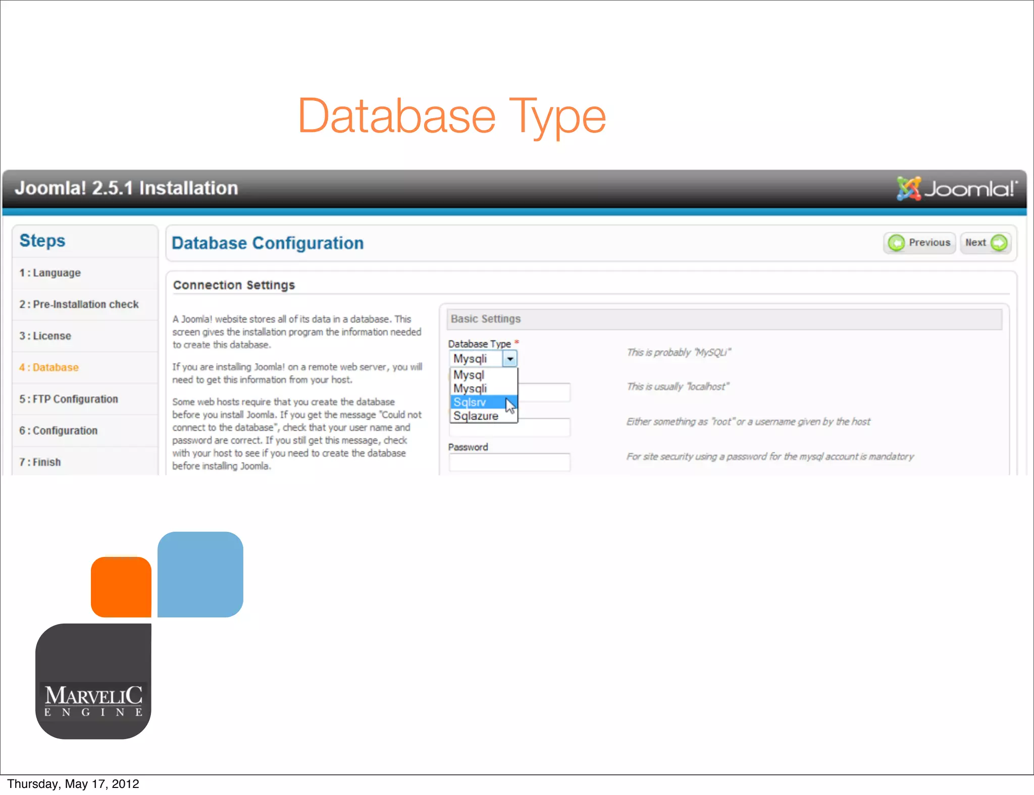 Database Type




Thursday, May 17, 2012
 