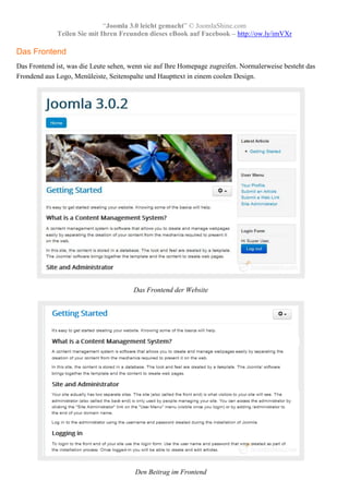 “Joomla 3.0 leicht gemacht” © JoomlaShine.com
Teilen Sie mit Ihren Freunden dieses eBook auf Twitter – http://clicktotweet...
