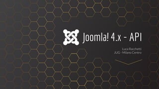 Joomla! 4.x - API
 
