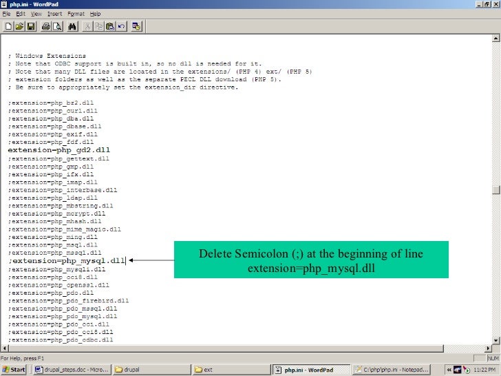 Install Mysql Module Php Windows Installation
