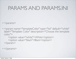 Joomla Template Development