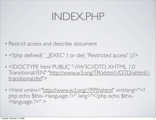 Joomla Template Development