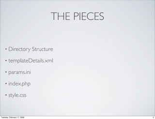 Joomla Template Development