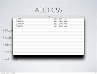 Joomla Template Development
